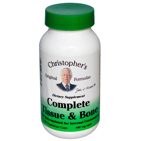 Christopher's Original Formulas, Complete Tissue & Bone, 440 mg, 100 Vegetarian Caps