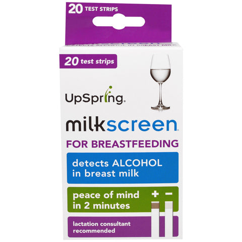 UpSpring, Milkscreen, 20 Test Strips