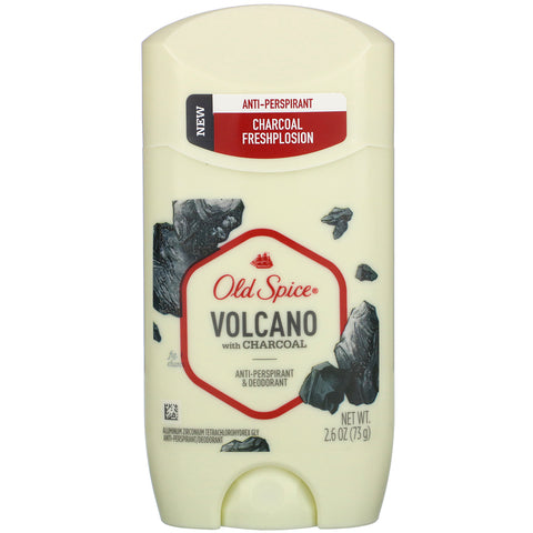 Old Spice, Anti-Perspirant & Deodorant, Volcano with Charcoal, 2.6 oz (73 g)