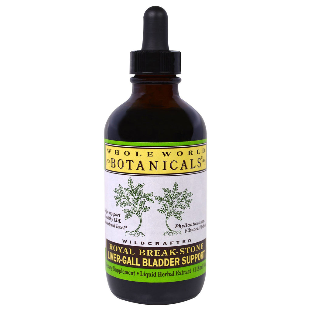 Whole World Botanicals, Royal Break-Stone, Liver-Gall Bladder Support, 4 oz (118 ml)