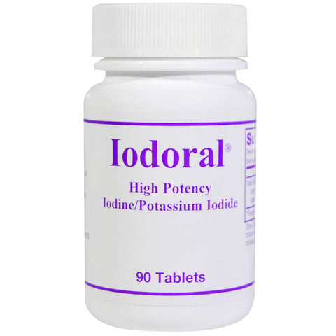 Optimox, Iodoral, Iodine/Potassium Iodide, 90 Tablets