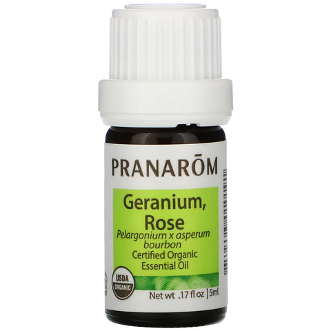 Pranarom, Essential Oil, Geranium, Rose, .17 fl oz (5 ml)