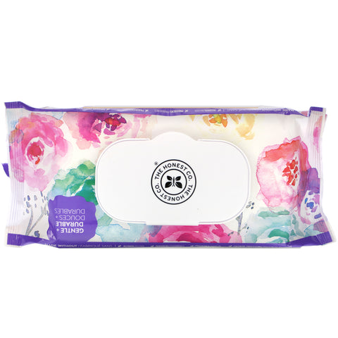 The Honest Company, Plant-Based Wipes, Rose Blossom, 72 Wipes