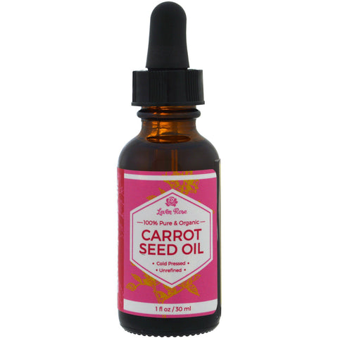 Leven Rose, 100% Pure & Organic Carrot Seed Oil, 1 fl oz (30 ml)