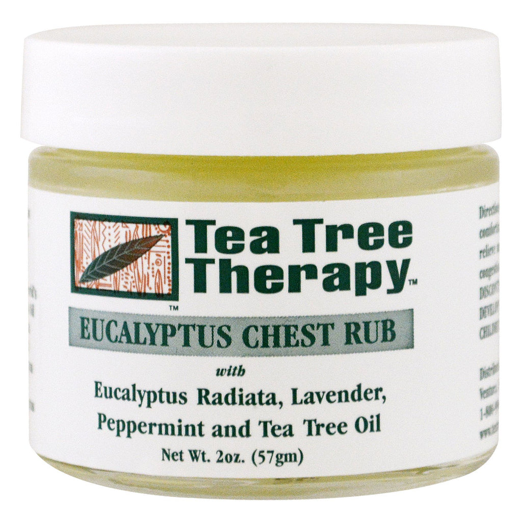 Tea Tree Therapy, Eucalyptus Chest Rub, 2 oz (57 g)