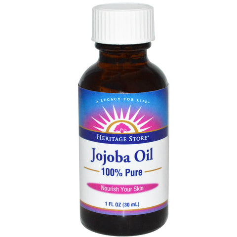 Heritage Store, 100% Pure Jojoba Oil, 1 fl oz (30 ml)