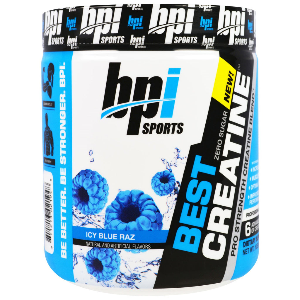 BPI Sports, Best Creatine, Icy Blue Raz, 10.58 oz (300 g)