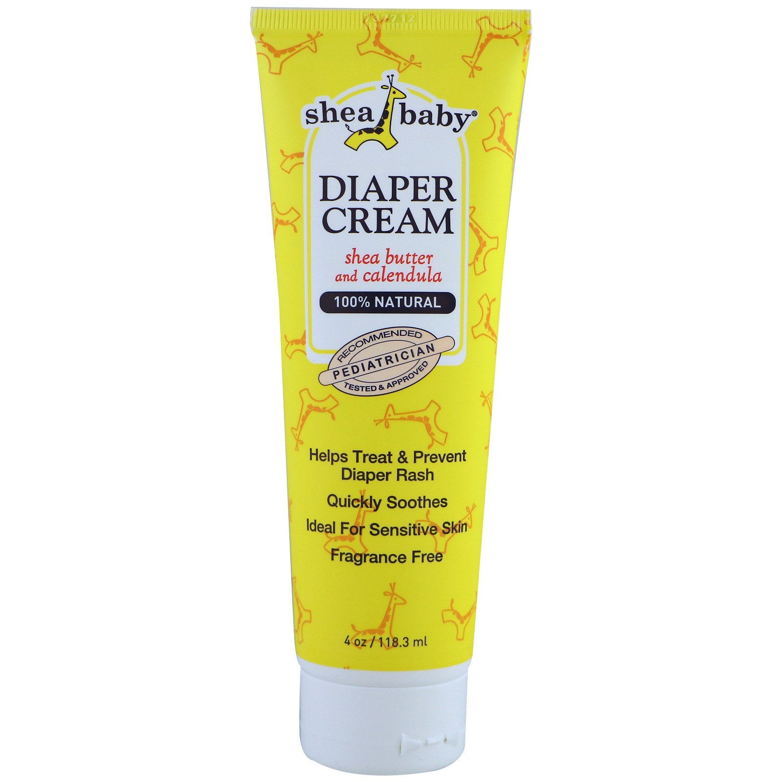 Shea Baby, Shea Mama Baby, Diaper Cream, Unscented, 4 oz (118.3 ml)