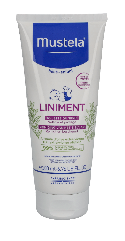 Mustela Bebe Liniment Diaper Change Cleanser 200 ml