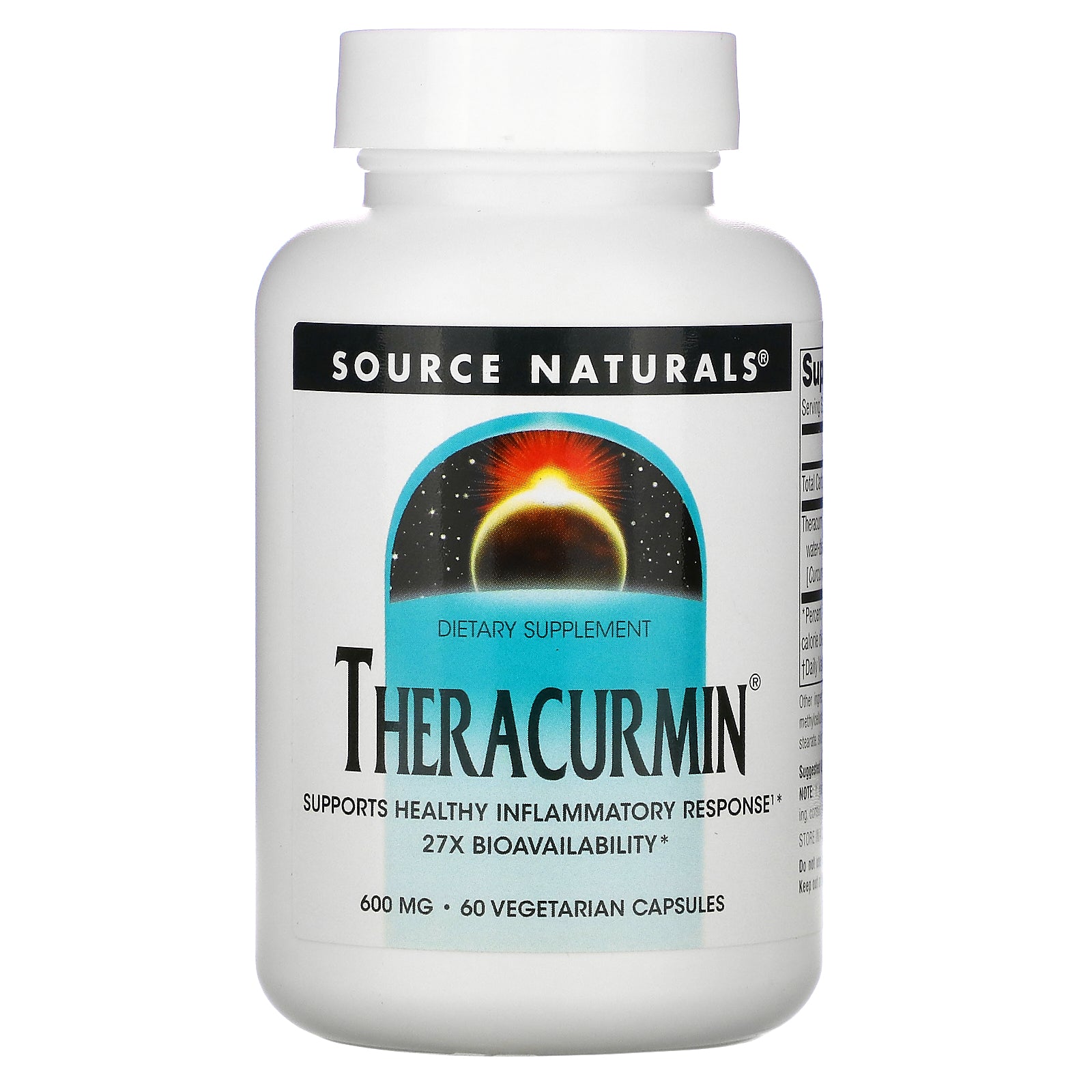 Source Naturals, Theracurmin, 600 mg, 60 Vegetarian Capsules