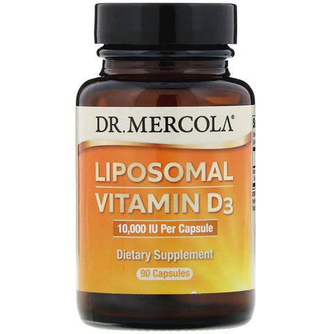 Dr. Mercola, Liposomal Vitamin D3 , 10,000 IU, 90 Capsules