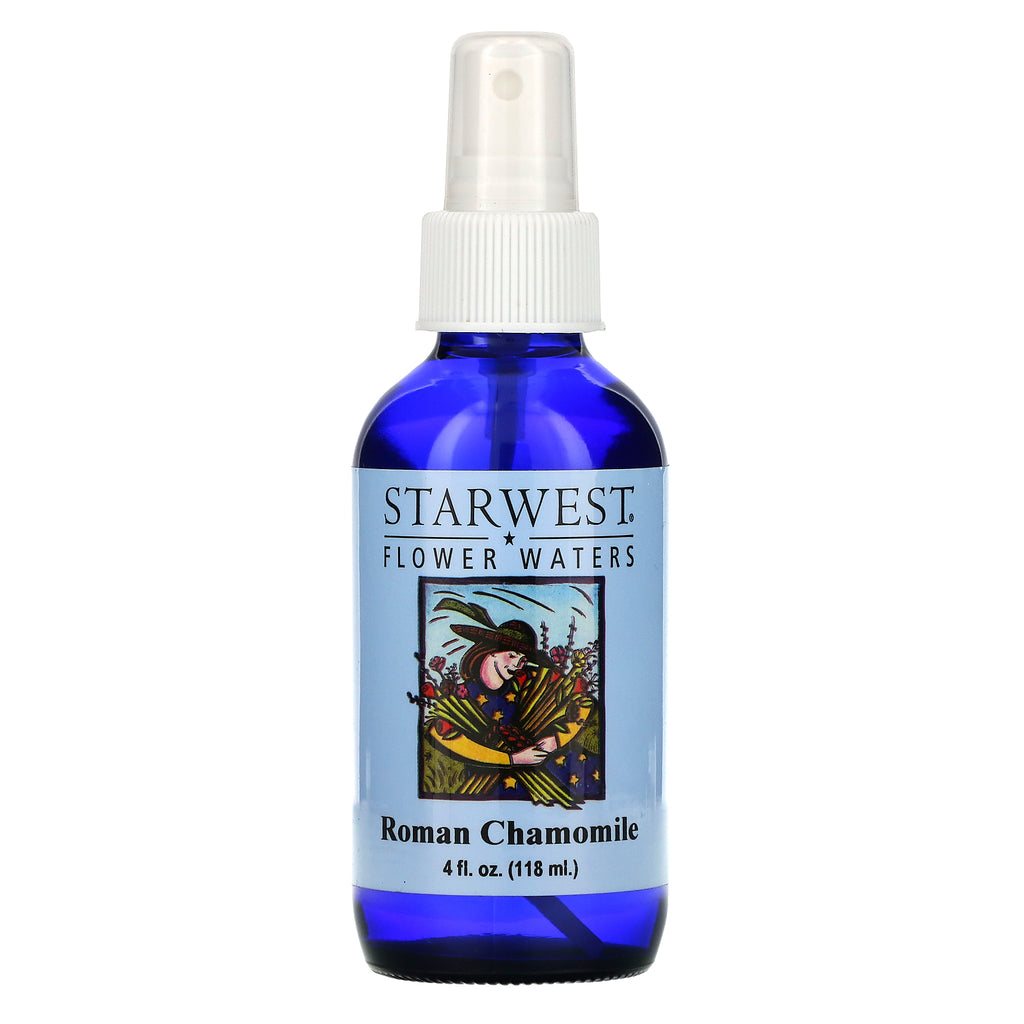 Starwest Botanicals, Flower Waters, Roman Chamomile, 4 fl oz (118 ml)