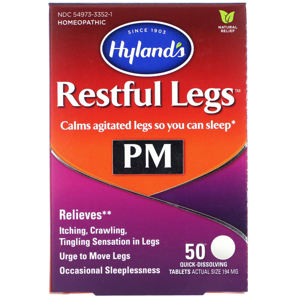 Hyland's, Restful Legs PM, 50 Quick-Dissolving Tablets