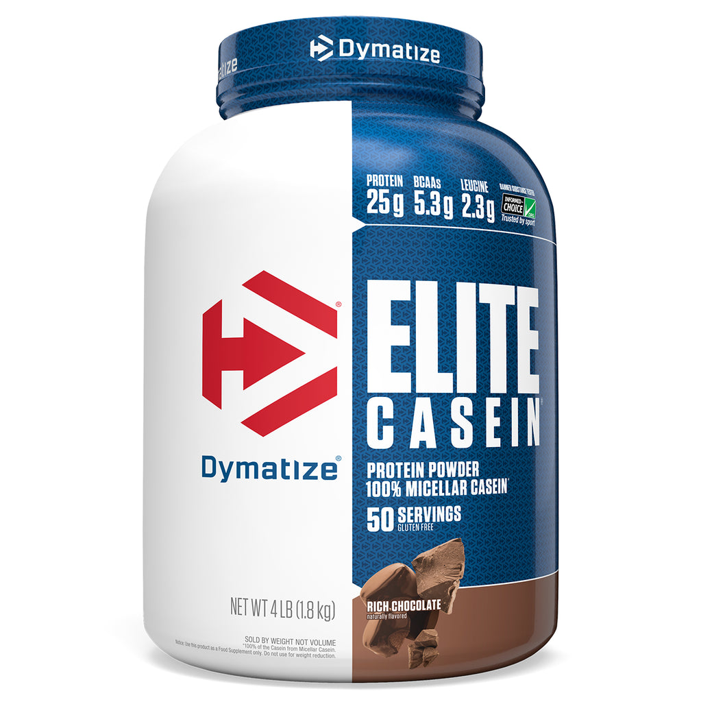 Dymatize Nutrition, Elite Casein, Rich Chocolate, 4 lbs (1.8 kg)