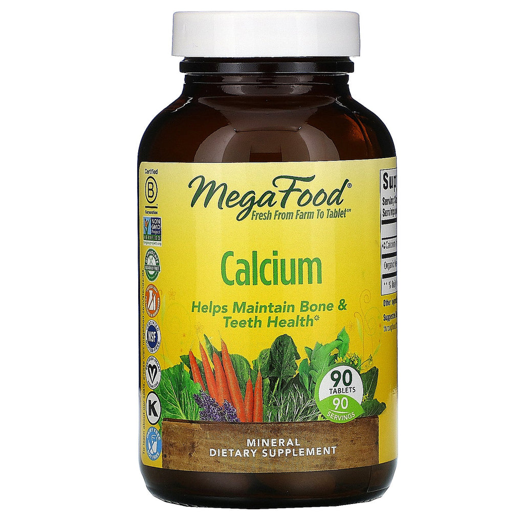 MegaFood, Calcium, 90 Tablets