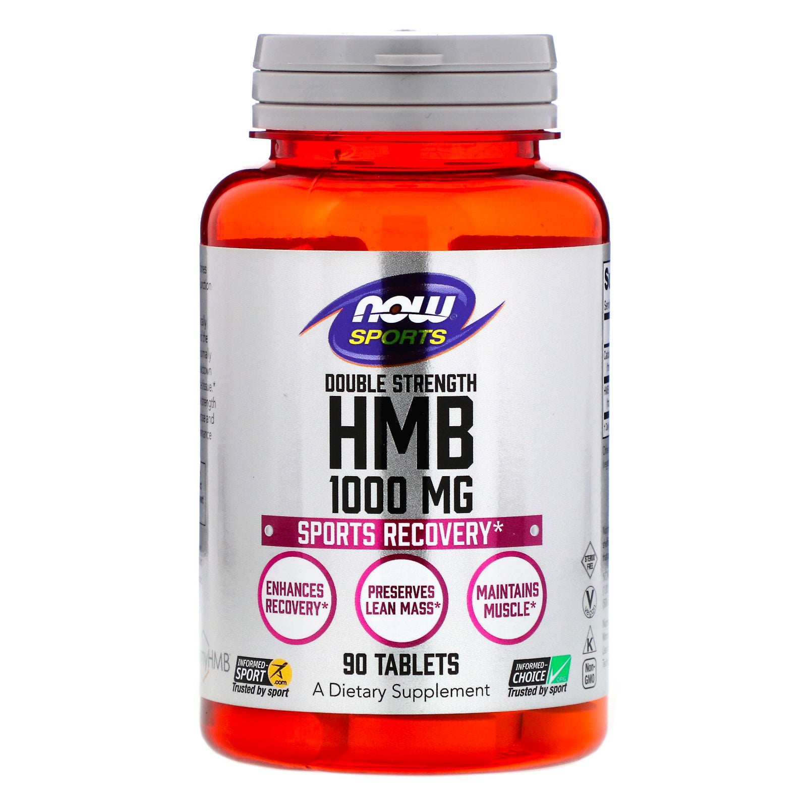 Now Foods, Sports, HMB, Double Strength, 1,000 mg, 90 Tablets