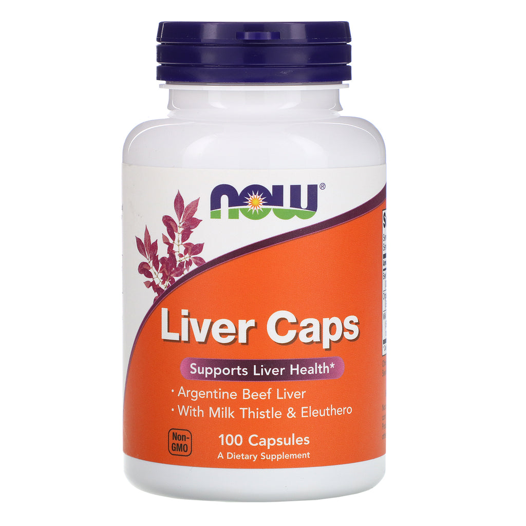 Now Foods, Liver Caps, 100 Capsules