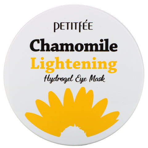 Petitfee, Chamomile Lightening, Hydrogel Eye Mask, 30 Pairs