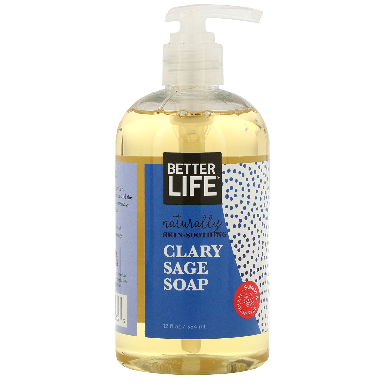 Better Life, Naturally Skin-Soothing Soap, Clary Sage, 12 oz (354 ml)