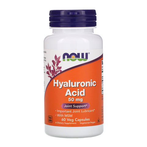 Now Foods, Hyaluronic Acid, 50 mg, 60 Veg Capsules