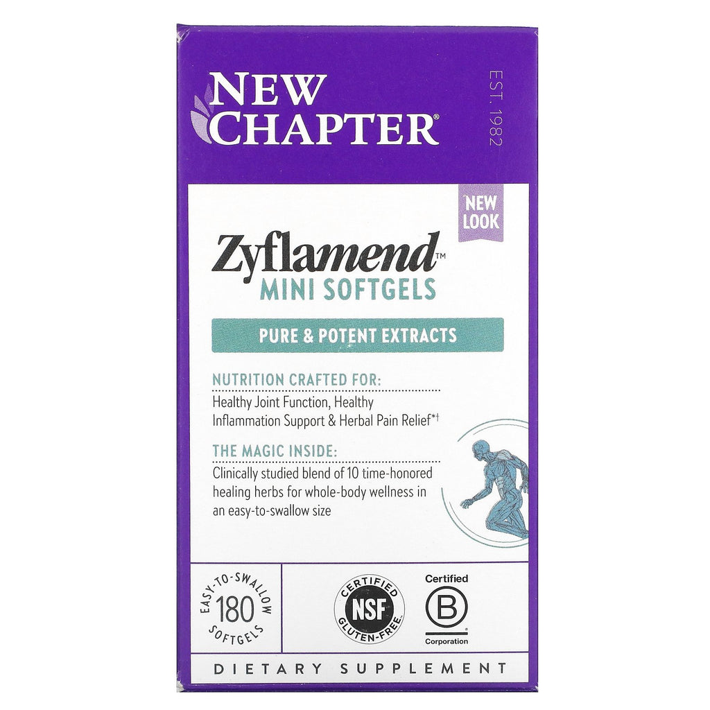 New Chapter, Zyflamend, 180 Mini Softgels