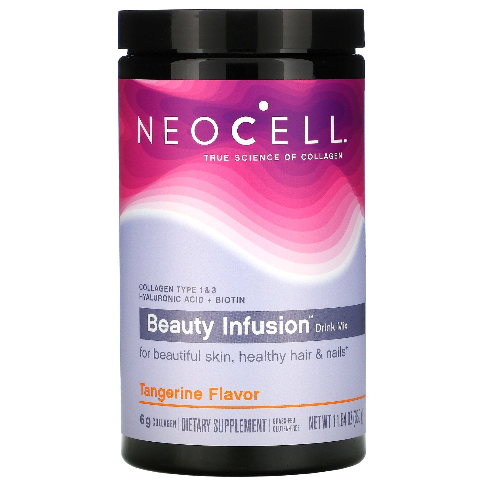 Neocell, Beauty Infusion Drink Mix, Tangerine, 11.64 oz (330 g)