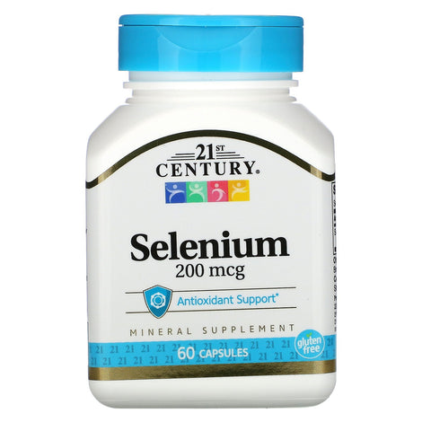 21st Century, Selenium, 200 mcg, 60 Capsules