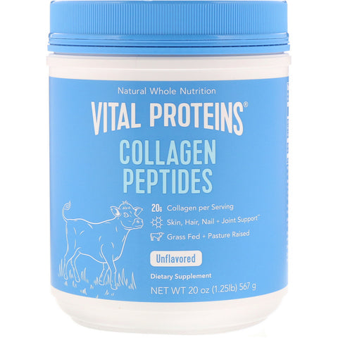 Vital Proteins, Collagen Peptides, Unflavored, 1.25 lbs (567 g)