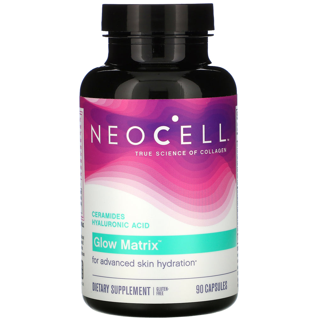 Neocell, Glow Matrix, Ceramides Hyaluronic Acid, 90 Capsules