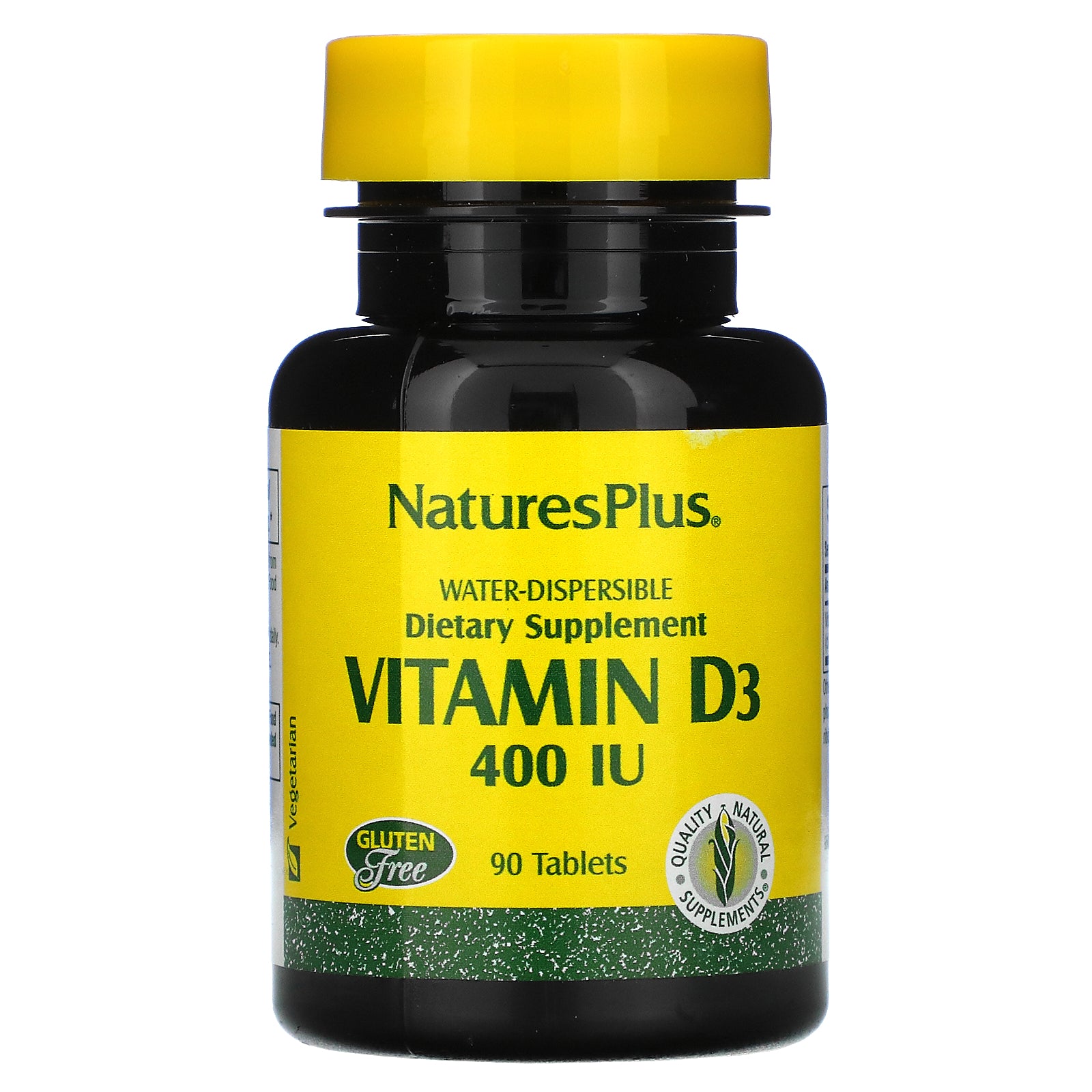 Nature's Plus, Vitamin D3, 400 IU, 90 Tablets