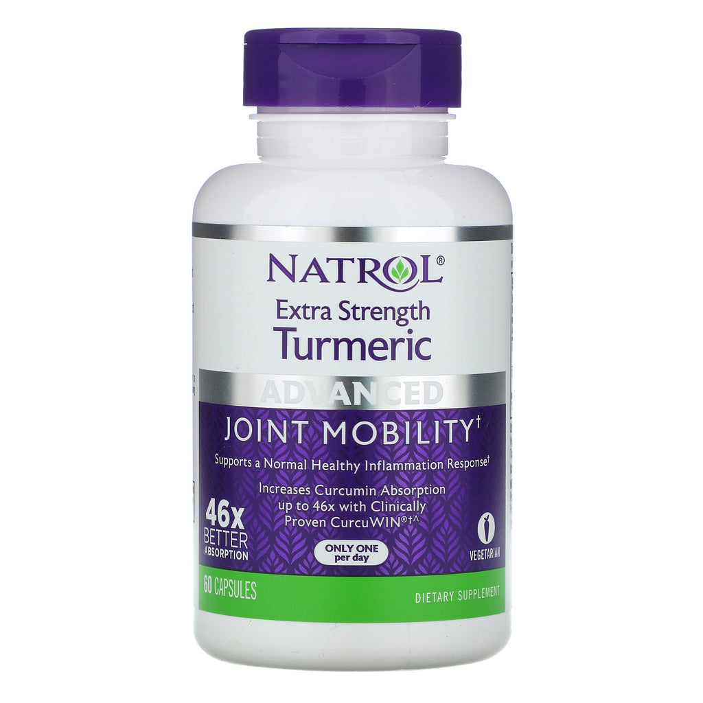 Natrol, Extra Strength Turmeric, Advanced, 60 Capsules