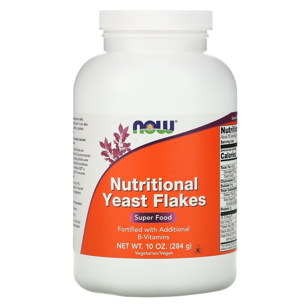 Now Foods, Nutritional Yeast Flakes, 10 oz (284 g)