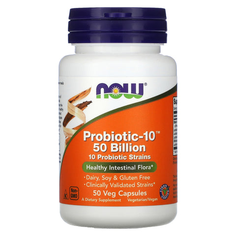 Now Foods, Probiotic-10, 50 Billion, 50 Veg Capsules