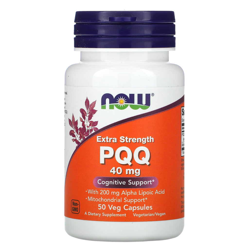 Now Foods, Extra Strength PQQ, 40 mg, 50 Veg Capsules