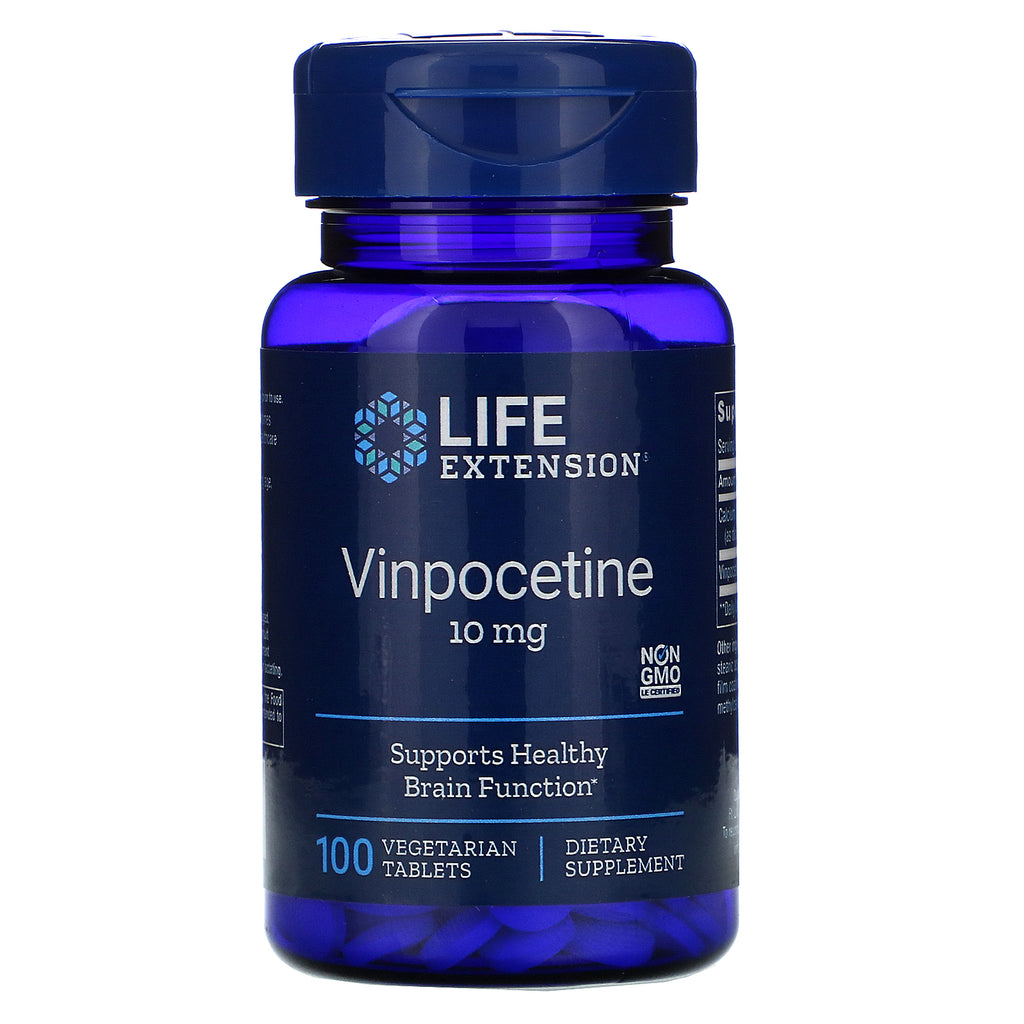 Life Extension, Vinpocetine, 10 mg, 100 Vegetarian Tablets