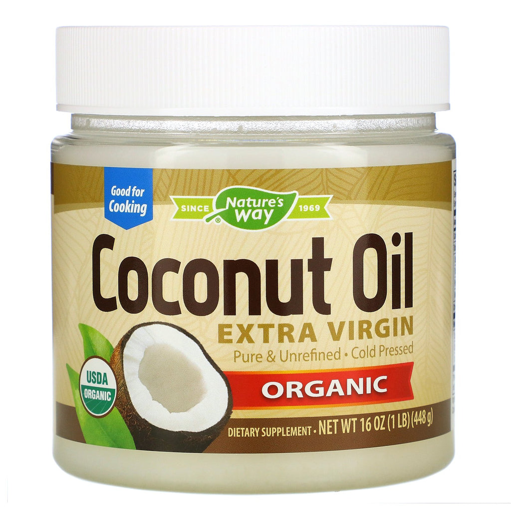 Nature's Way, Organic Coconut Oil, Extra Virgin, 16 oz (448 g)