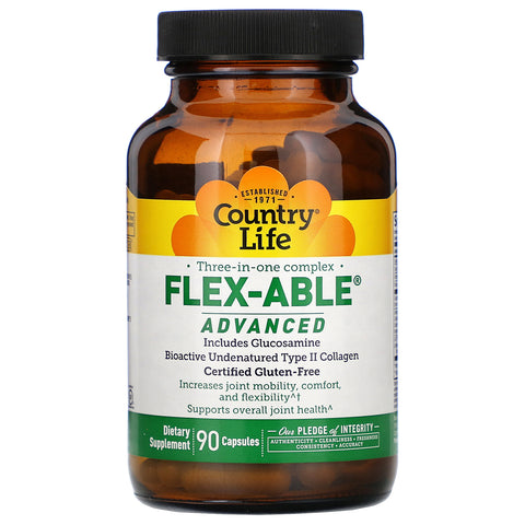 Country Life, Three-In-One Complex, Flex-Able Advanced, 90 Capsules