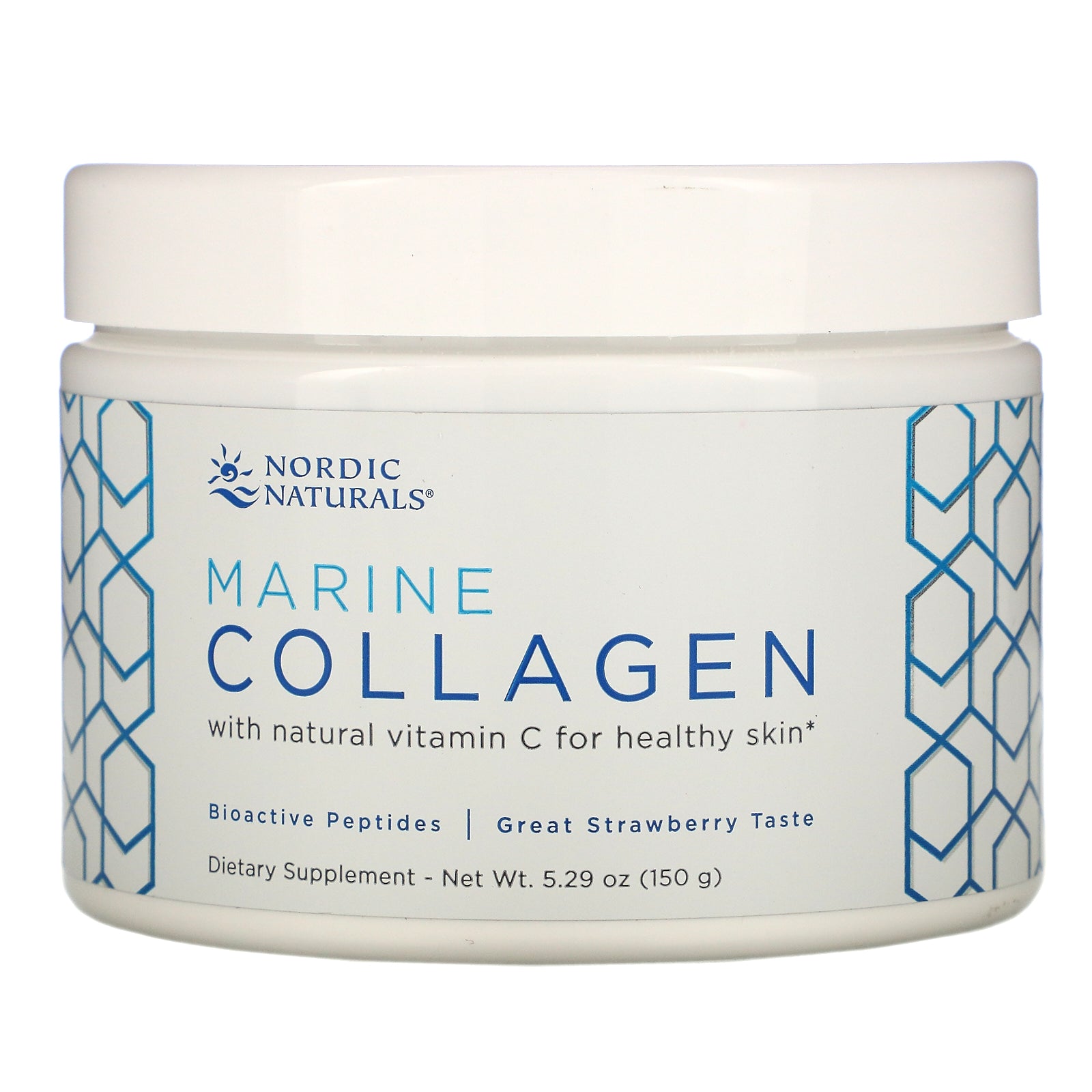 Nordic Naturals, Marine Collagen, Strawberry, 5.29 oz (150 g)