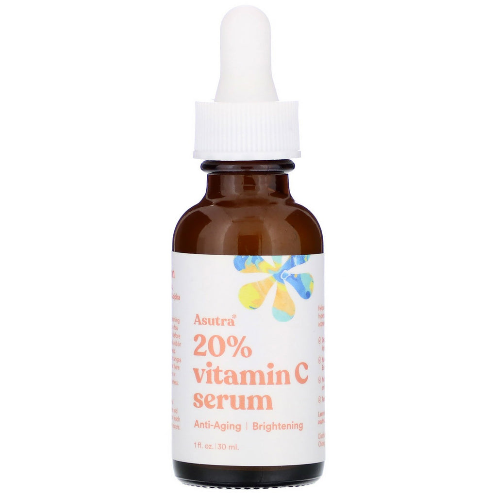 Asutra, 20% Vitamin C Serum, 1 fl oz (30 ml)