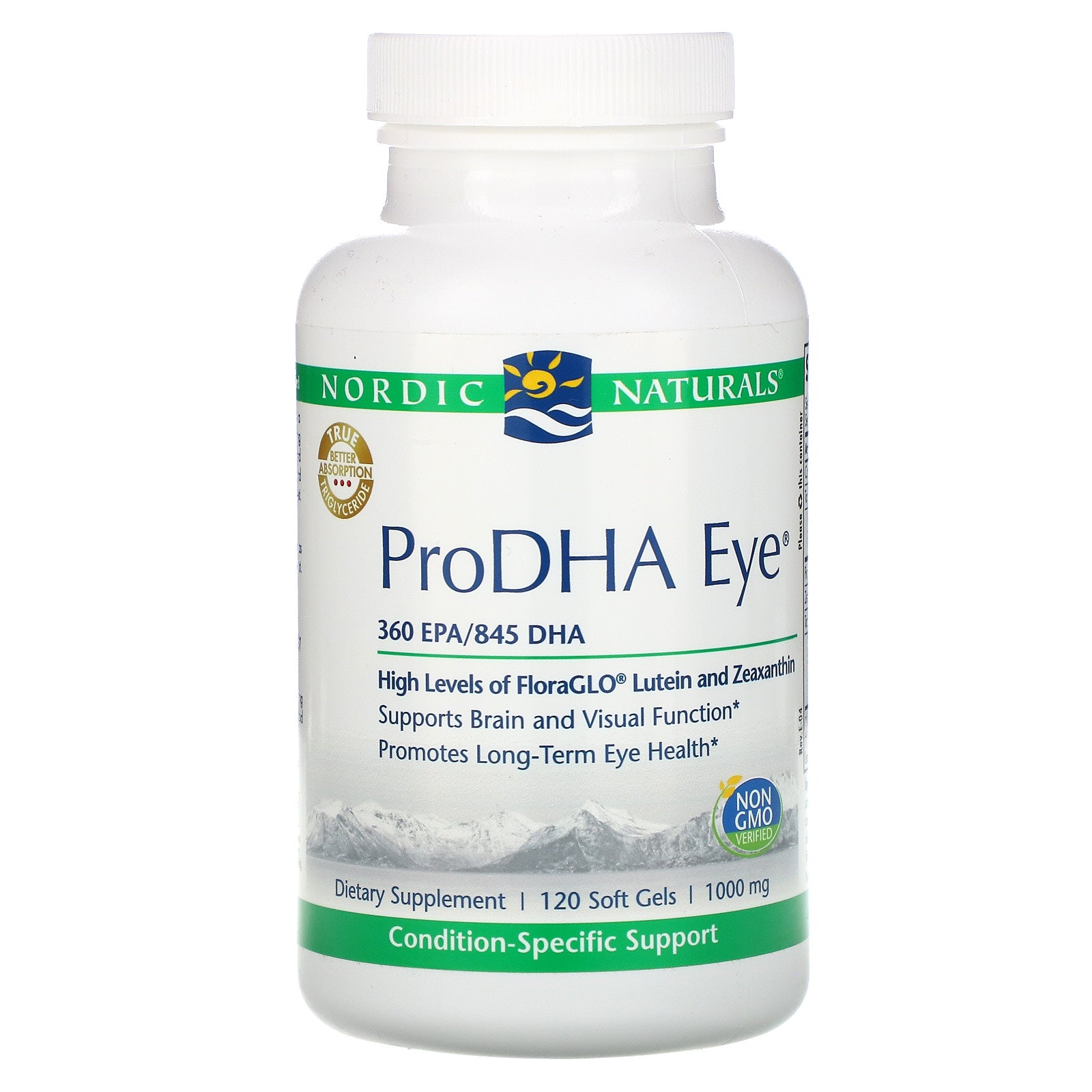 Nordic Naturals, ProDHA Eye, 1,000 mg, 120 Softgels