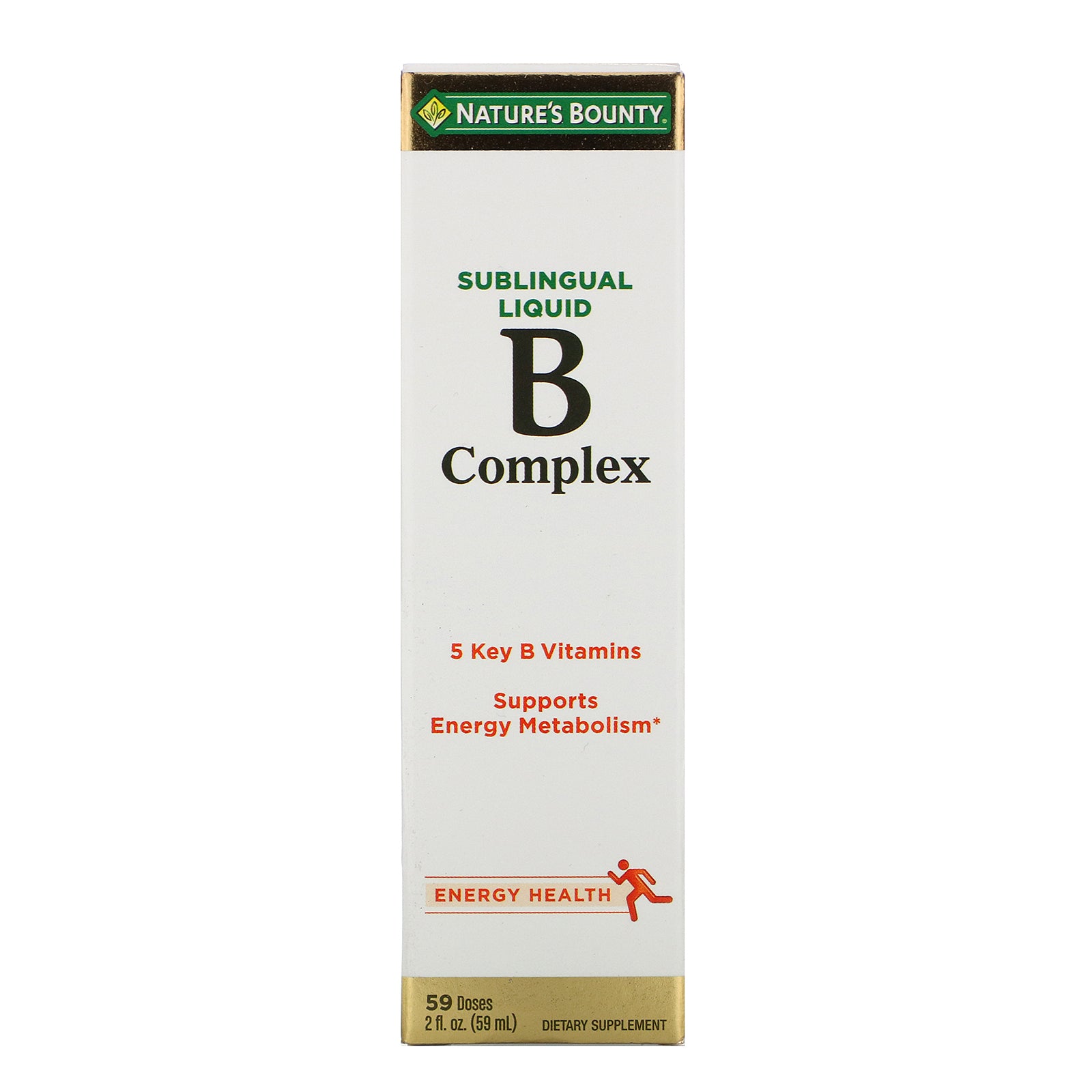 Nature's Bounty, B-Complex, Sublingual Liquid, 2 fl oz (59 ml)