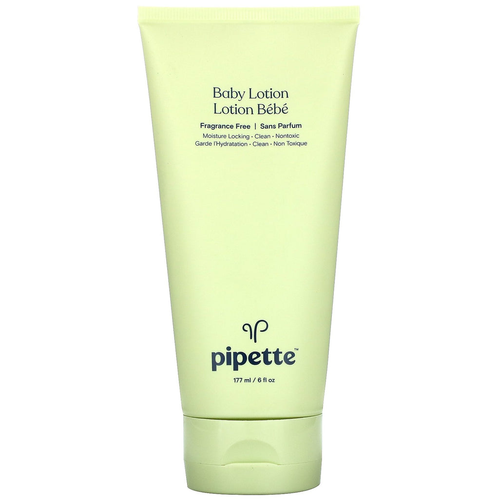 Pipette, Baby Lotion, Fragrance Free,  6 fl oz (177 ml)