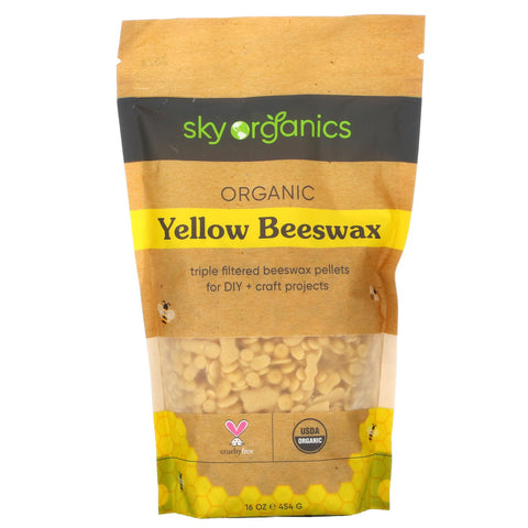 Sky Organics, Organic Yellow Beeswax, 16 oz (454 g)