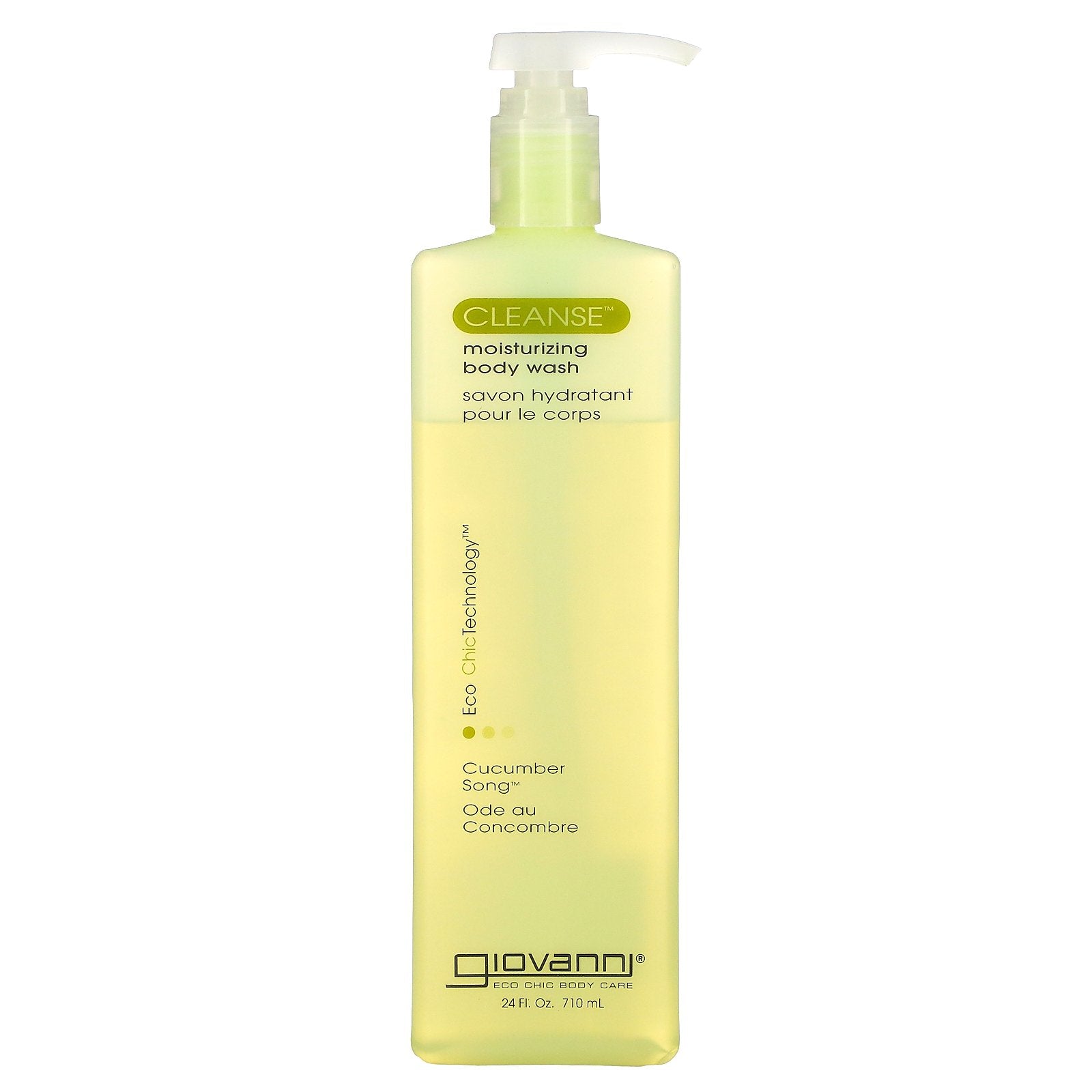 Giovanni, Cleanse, Moisturizing Body Wash, Cucumber Song, 24 fl oz (710 ml)