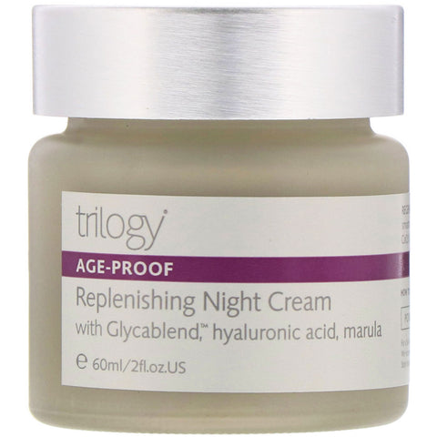 Trilogy, Age-Proof, Replenishing Night Cream, 2 fl oz (60 ml)