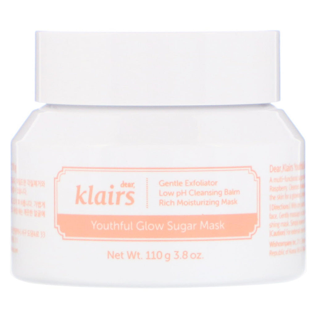 Dear, Klairs, Youthful Glow Sugar Mask, 3.8 oz (110 g)