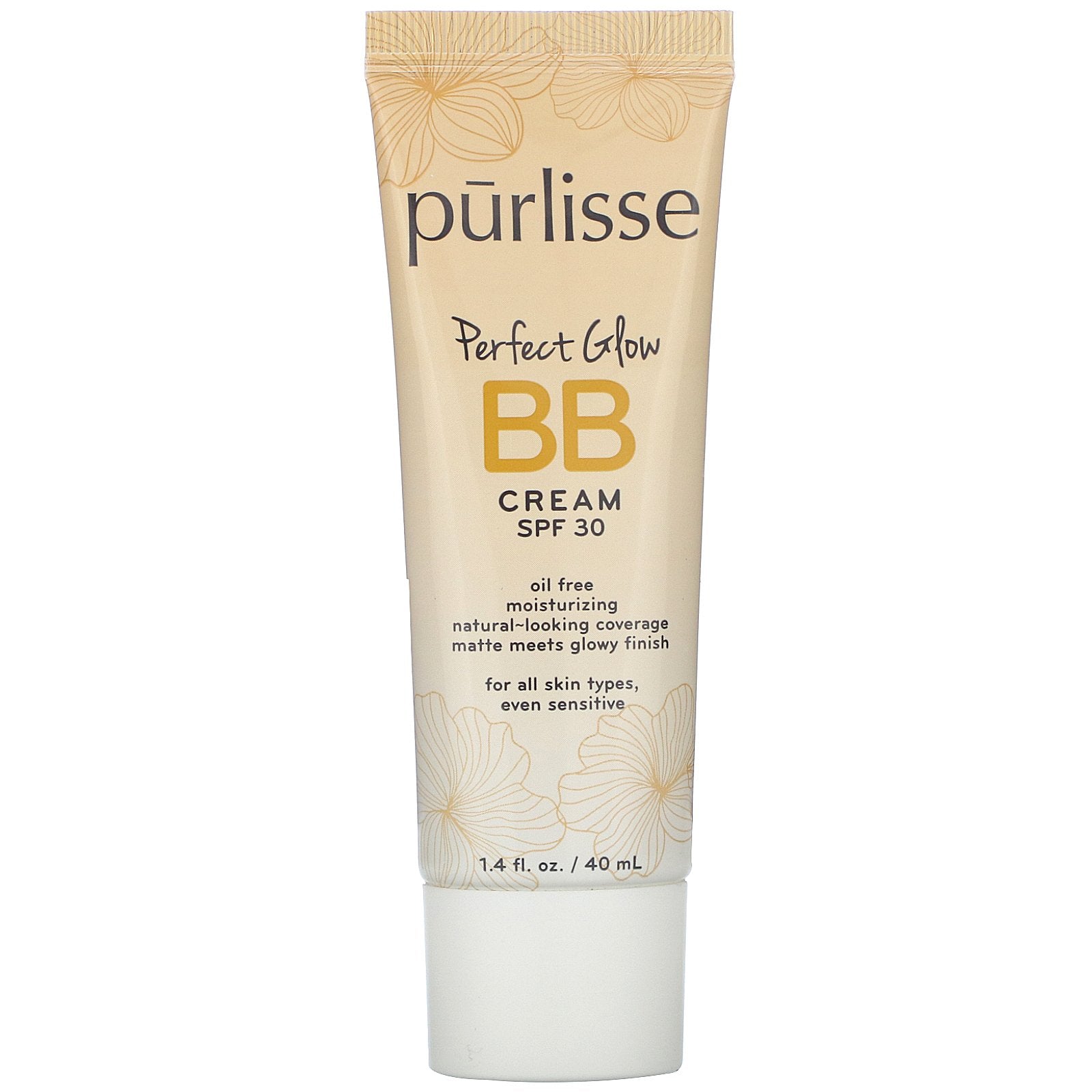 Purlisse, Perfect Glow, BB Cream, SPF 30, Medium, 1.4 fl oz (40 ml)