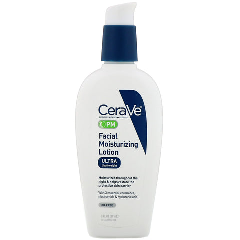 CeraVe, PM Facial Moisturizing Lotion, 3 fl oz (89 ml)