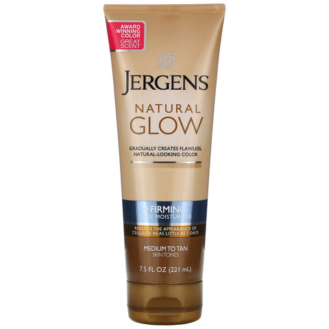 Jergens, Natural Glow, Firming Daily Moisturizer, Medium to Tan, 7.5 fl oz (221 ml)