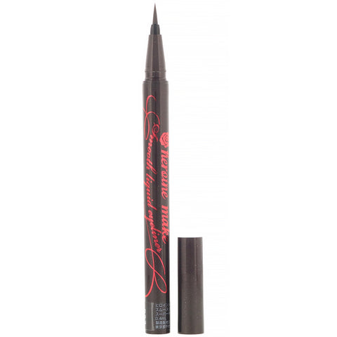 KissMe, Heroine Make, Smooth Liquid Eyeliner, Super Keep, Waterproof, #03 Brown Black, 0.014 fl oz (0.4 ml)